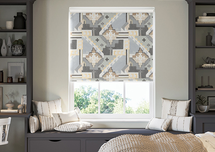 Machu Picchu, Cloudy Grey - Roller Blind - Image 3